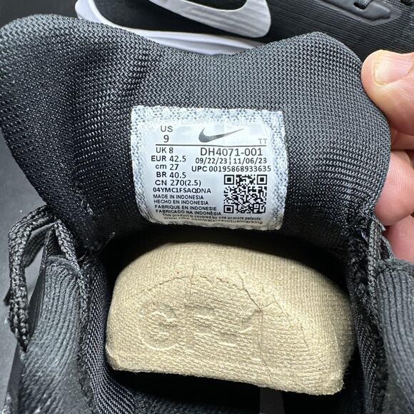 Size 9 - Nike Air Zoom Pegasus 39 Shield Black Dark Smoke Grey - Picture 10 of 11